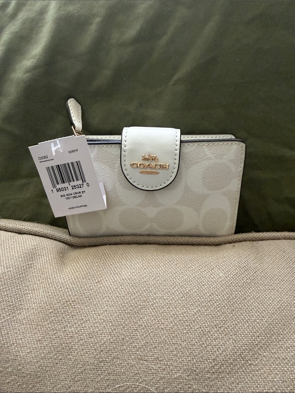 Coach Chalk Signature Tatum Tote with Matching Wallet, Journal and Wristlet - Picture 12 of 17